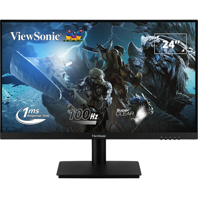 ViewSonic VA2406-H 24" Full HD Monitor - VA, 100Hz, 1ms, HDMI