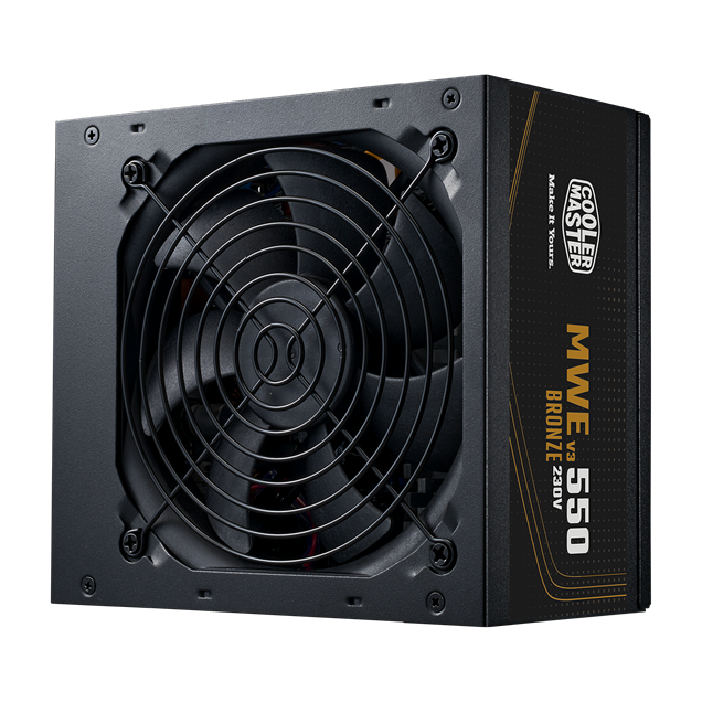 550W Cooler Master MWE Bronze 550 V3 230V 80 Plus Bronze PSU