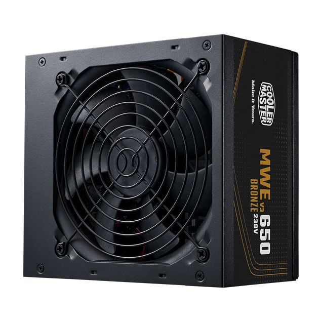 650W Cooler Master MWE Bronze V3 230V 80 Plus Bronze PSU