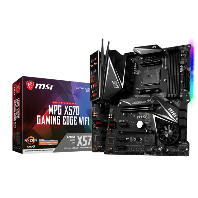 MSI MPG X570 GAMING EDGE WIFI ATX Motherboard for AMD AM4 CPUs