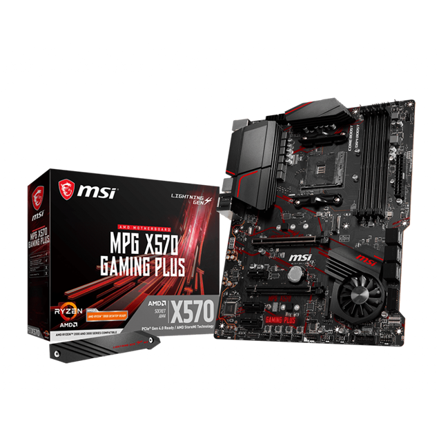 MSI MPG X570 GAMING PLUS ATX Motherboard for AMD AM4 CPUs