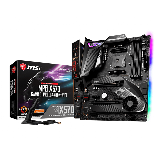 MSI MPG X570 GAMING PRO CARBON WIFI ATX Motherboard for AMD AM4 CPUs