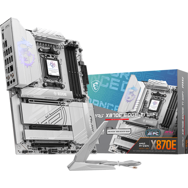 MSI MPG X870E EDGE TI WIFI ATX Motherboard for AMD AM5 CPUs