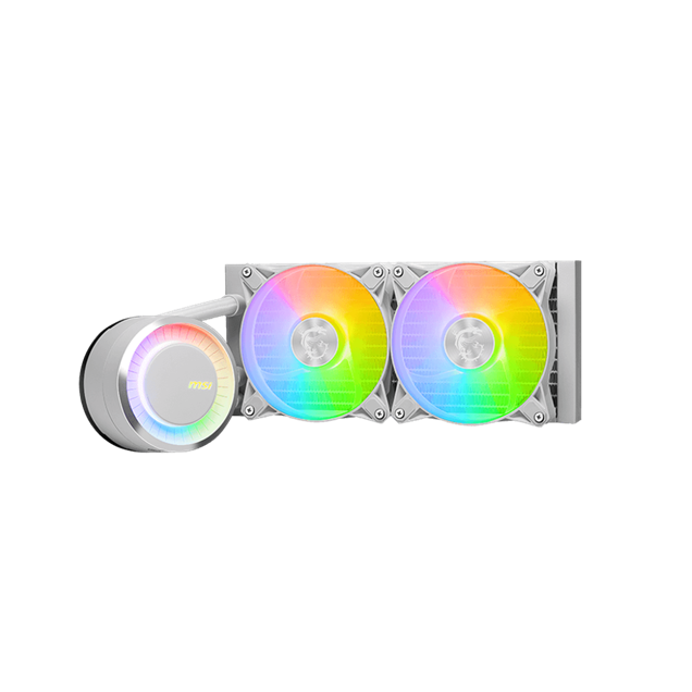 MSI MAG CORELIQUID E240 WHITE 240mm AiO CPU Cooler in White