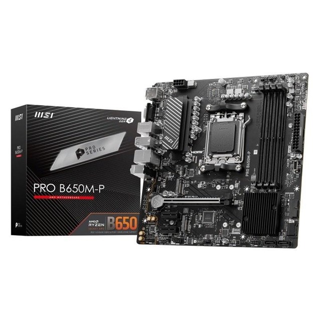 MSI PRO B650M-P mATX Motherboard for AMD AM5 CPUs