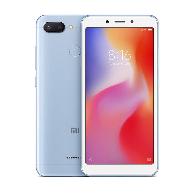 Xiaomi Mi Redmi 6 (5.45 inch) 32GB 2MP Smartphone (Blue)