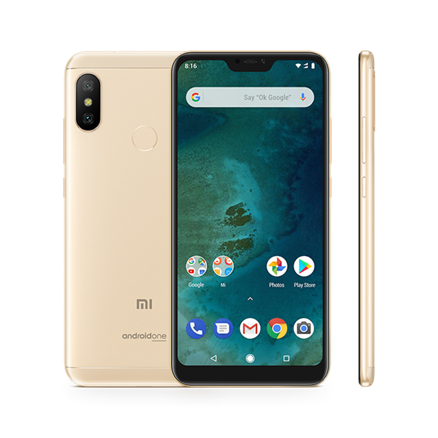 Xiaomi Mi A2 Lite (5.84 inch) 64GB 12MP Smartphone (Gold)