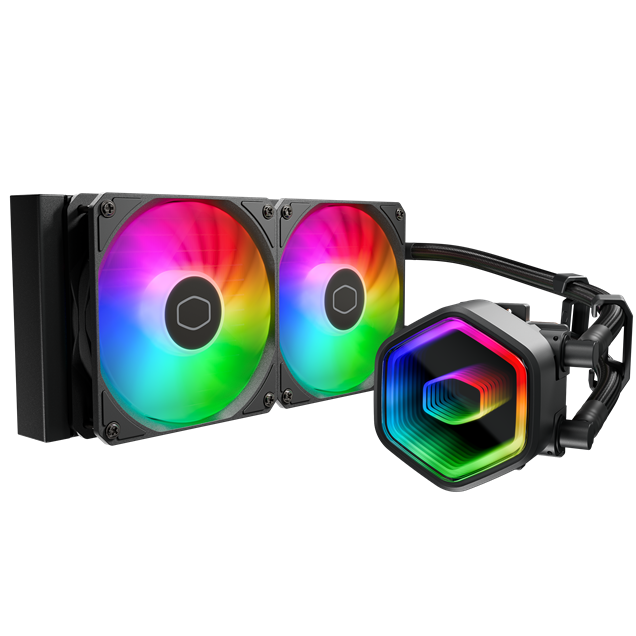 Cooler Master MasterLiquid 240 Core II 240mm AiO Liquid CPU Cooler in Black