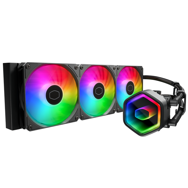 Cooler Master MasterLiquid 360 Core II 360mm AiO Liquid CPU Cooler in Black