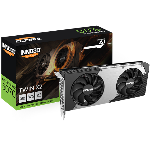 INNO3D GeForce RTX 5070 Twin X2 12GB GDDR7 Graphics Card