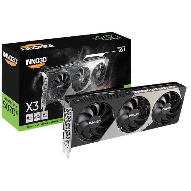 INNO3D GeForce RTX 5070 Ti X3 16GB GDDR7 Graphics Card