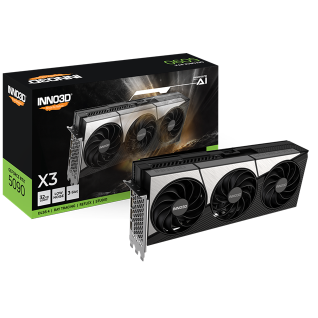 INNO3D GeForce RTX 5090 X3 32GB GDDR7 Graphics Card