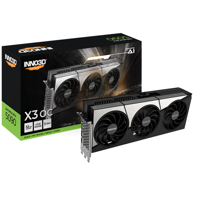 INNO3D GeForce RTX 5090 X3 OC 32GB GDDR7 Graphics Card