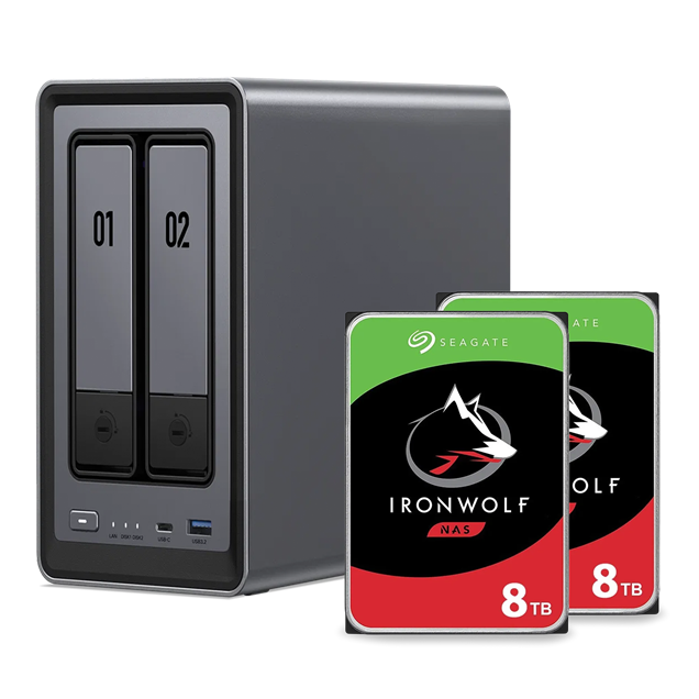 Ugreen NASync DXP2800 2-Bay NAS - 16TB