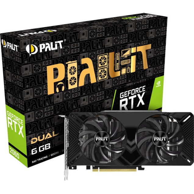 Palit GeForce RTX 2060 Dual 6GB Graphics Card