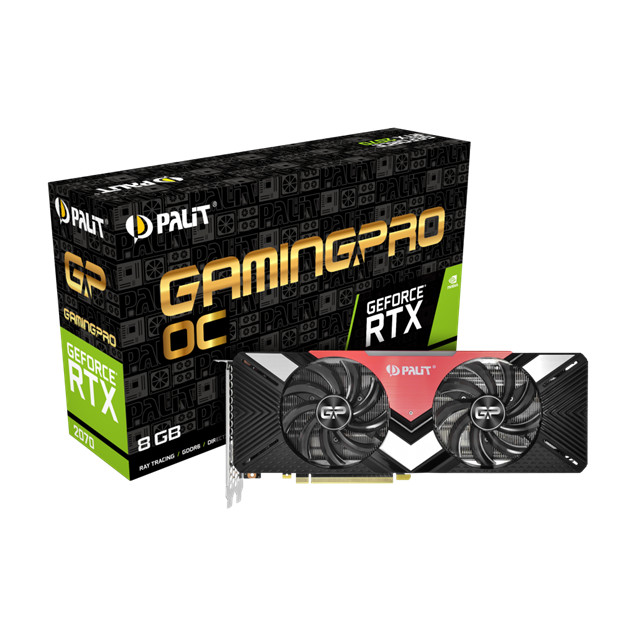 Palit GeForce RTX 2070 GamingPro OC OC 8GB Graphics Card