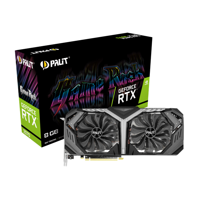 Palit GeForce RTX 2070 GameRock OC 8GB Graphics Card