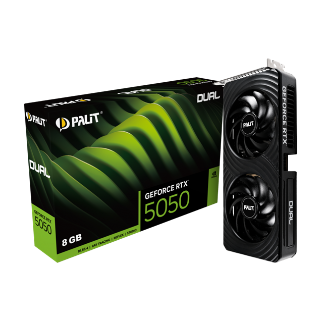Palit GeForce RTX 5050 Dual 8GB GDDR6 Graphics Card