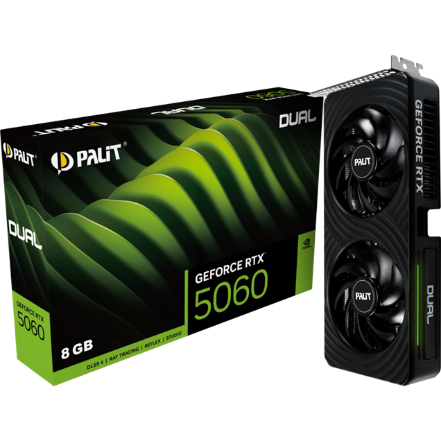 Palit GeForce RTX 5060 Dual 8GB GDDR7 Graphics Card