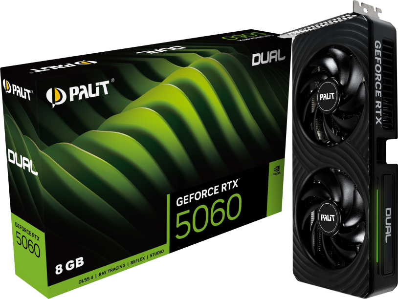 Palit GeForce RTX 5060 Dual 8GB Graphics Card - CCL Computers