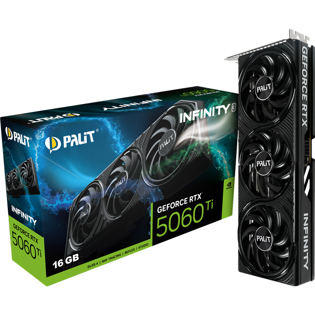 Palit GeForce RTX 5060 Ti Infinity 3 16GB GDDR7 Graphics Card