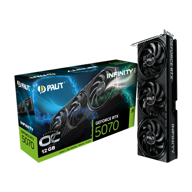 Palit GeForce RTX 5070 Infinity 3 OC 12GB GDDR7 Graphics Card