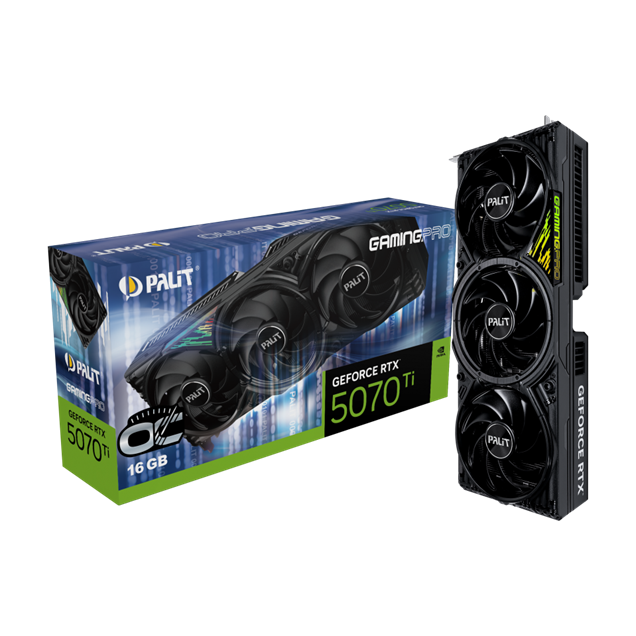 Palit GeForce RTX 5070 Ti GamingPro OC 16GB GDDR7 Graphics Card