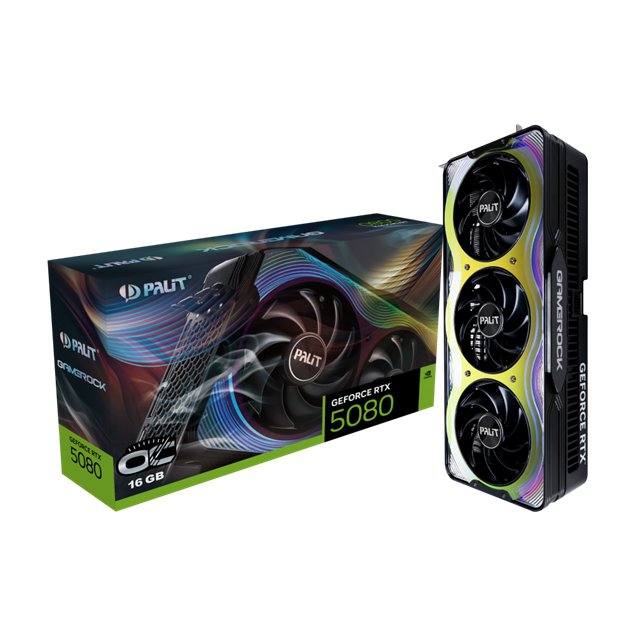 Palit GeForce RTX 5080 GameRock OC 16GB GDDR7 Graphics Card