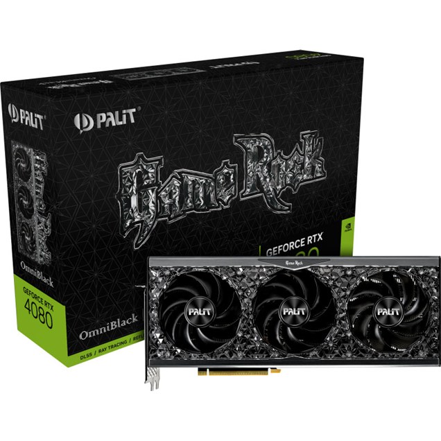 Palit GeForce RTX 4080 GameRock OmniBlack 16GB Graphics Card
