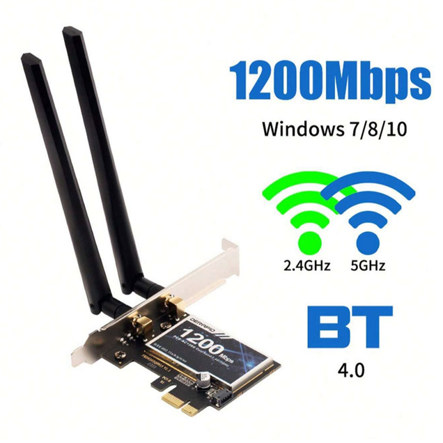 Generic   1200Mbps Wi-Fi 5 PCIe Adapter 