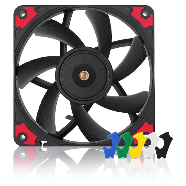 Noctua NF-A12x15 PWM chromax.black.swap 120mm Chassis Fan in Black