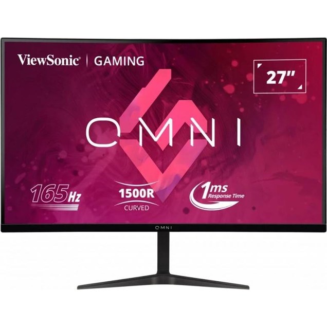 ViewSonic VX2718-2KPC-mhd 27" 1440p (QHD) Curved Gaming Monitor - VA, 165Hz, 1ms