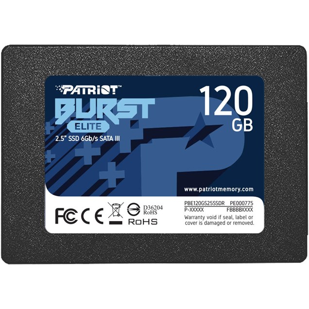 120GB Patriot Burst Elite 2.5" SATA III Solid State Drive