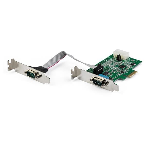 StarTech.com 2-Port RS232 Serial Adaptor Card with 16950 UART