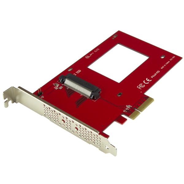 StarTech.com U.2 to PCIe Adaptor for 2.5" U.2 NVMe SSD - SFF-8639 - x4 PCI Express 3.0