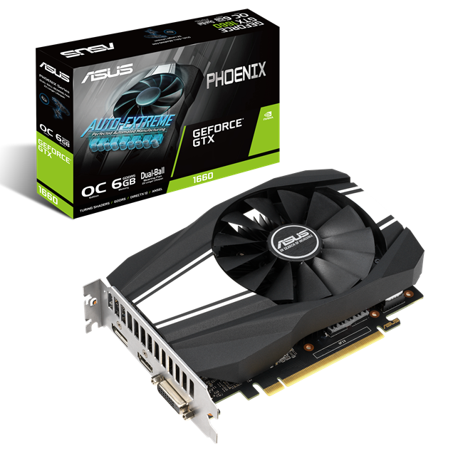ASUS GeForce GTX 1660 Phoenix OC 6GB Graphics Card