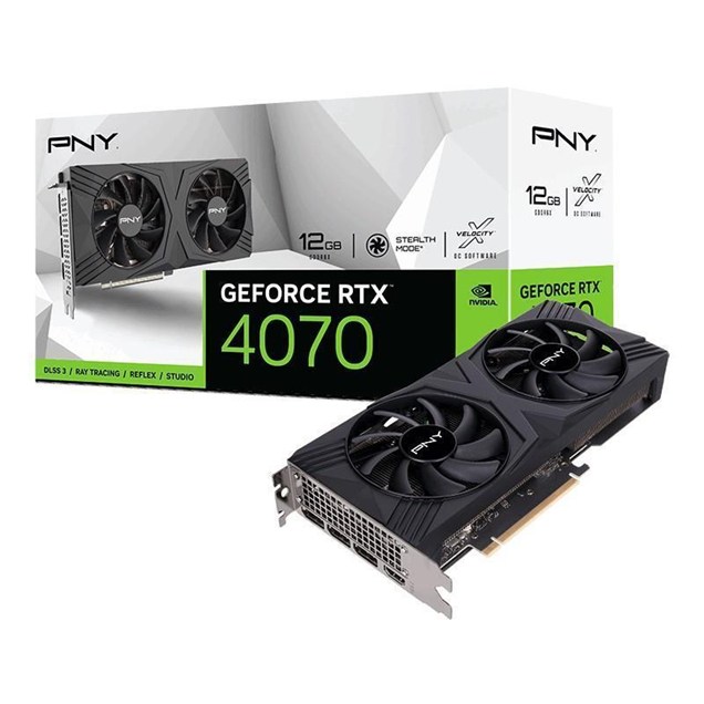 PNY GeForce RTX 4070 VERTO 12GB GDDR6X Graphics Card