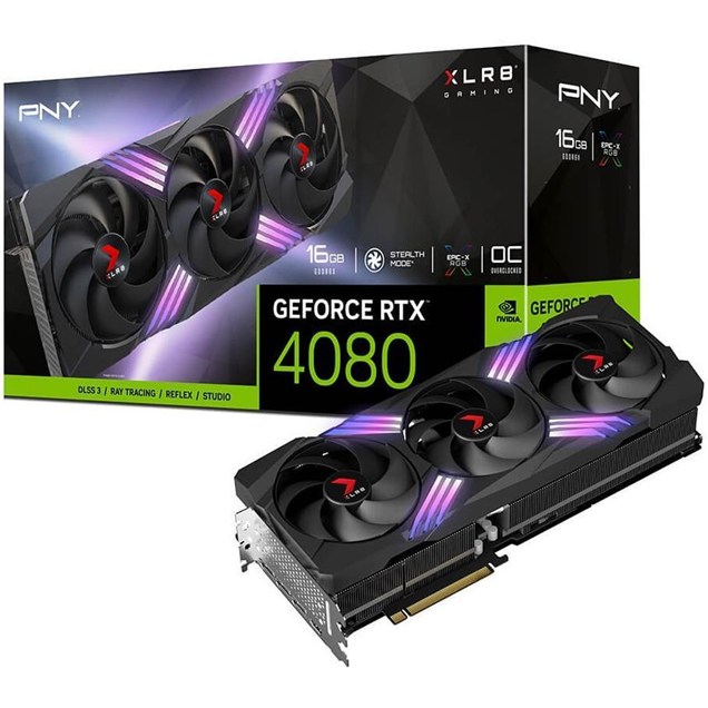 PNY GeForce RTX 4080 VERTO OC 16GB Graphics Card