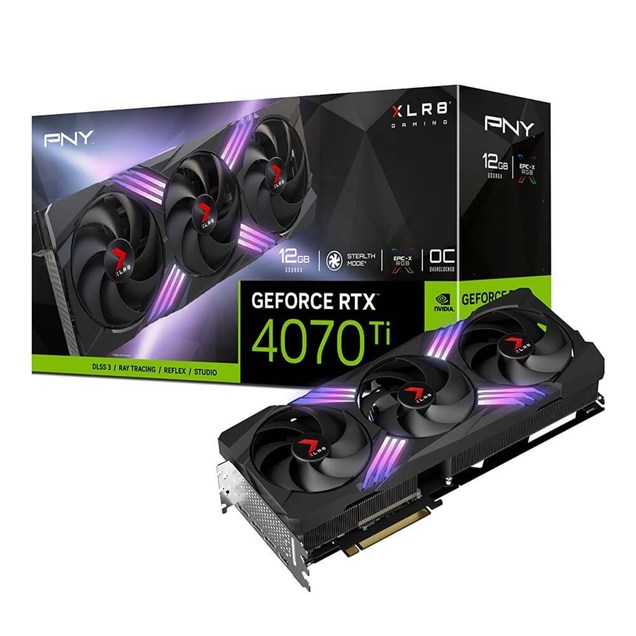 PNY GeForce RTX 4070 Ti 12GB GDDR6X Graphics Card