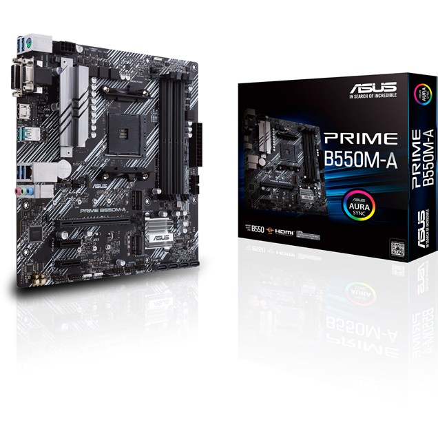 ASUS Prime B550M-A mATX Motherboard for AMD AM4 CPUs