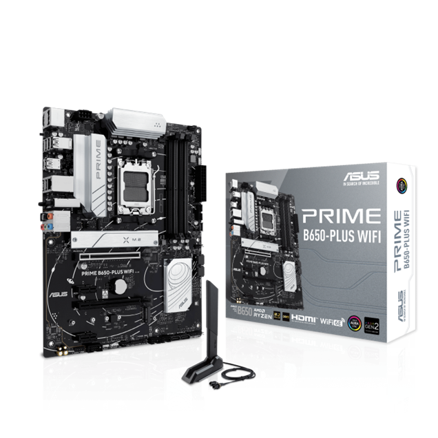 ASUS PRIME B650-PLUS WIFI ATX Motherboard for AMD Socket AM5 CPUs