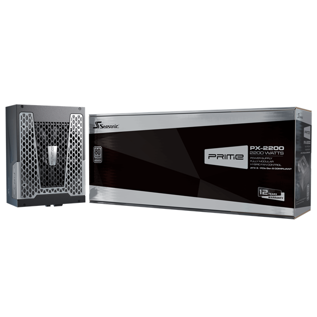 2200W Seasonic PRIME PX ATX 3.1 Modular 80 Plus Platinum PSU