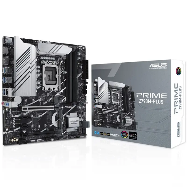 ASUS Prime Z790M-PLUS mATX Motherboard for Intel LGA1700 CPUs
