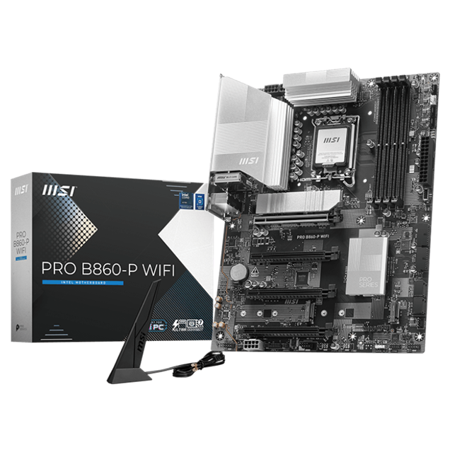 MSI PRO B860-P WIFI ATX Motherboard for Intel LGA1851 CPUs