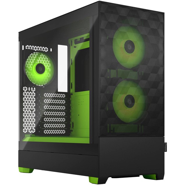 Fractal Pop Air RGB Mid Tower Gaming Case - Green 
