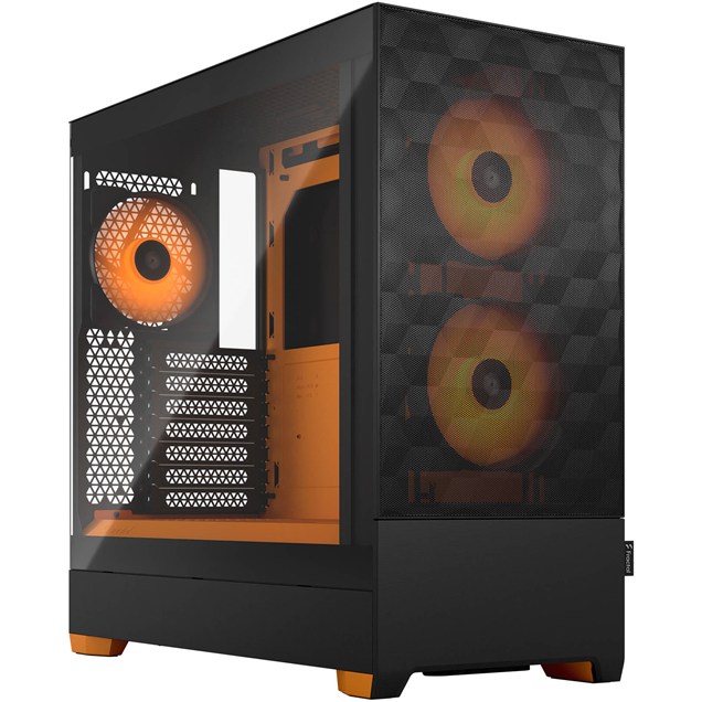 Fractal Pop Air RGB Mid Tower Gaming Case - Orange 