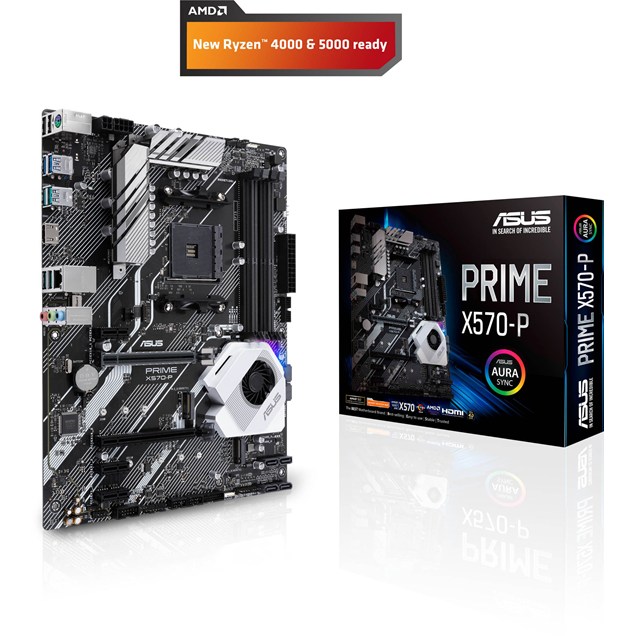 ASUS PRIME X570-P ATX Motherboard for AMD AM4 CPUs