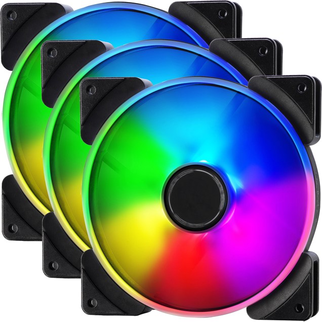 Fractal Design Prisma AL-14 PWM 140mm ARGB Chassis Fans (3-Pack)