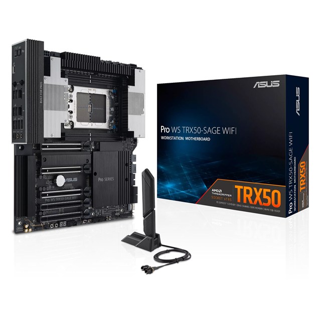 ASUS Pro WS TRX50-SAGE WIFI EATX Motherboard for AMD sTR5 CPUs