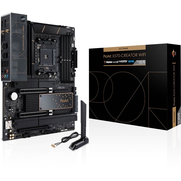 ASUS ProArt X570-Creator WiFi ATX Motherboard for AMD AM4 CPUs